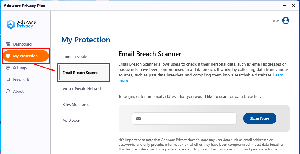 How To Use The Email Breach Scanner Tool Adaware